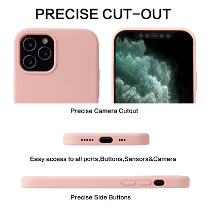 For iPhone 13 Pro Solid Color Liquid Silicone Shockproof Protective Case (Carmine) - iPhone 13 Pro Cases by buy2fix | Online Shopping UK | buy2fix