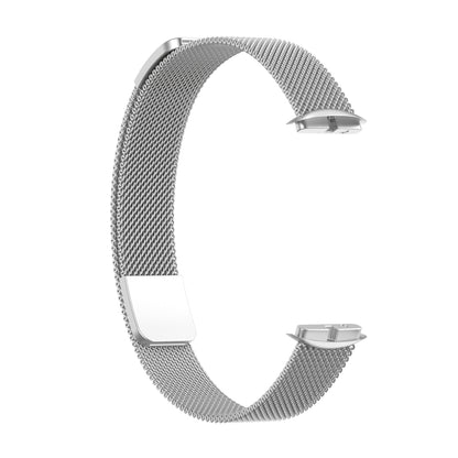 For Fitbit Luxe Special Edition Milanese Metal Magnetic Watch Band(Silver) - Watch Bands by buy2fix | Online Shopping UK | buy2fix