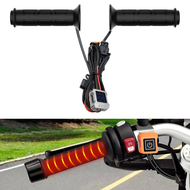 WUPP ZH-983F2 Motorcycle ATV Modified Intelligent Electric Heating Hand Cover Heated Grip with Three Gear Temperature Control - Grips by WUPP | Online Shopping UK | buy2fix