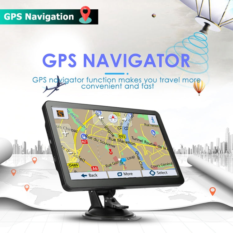 7 inch Car HD GPS Navigator 8G+128M Resistive Screen Support FM / TF Card, Specification:Europe Map - In Car by buy2fix | Online Shopping UK | buy2fix