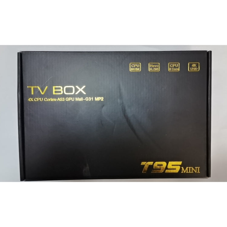 T95MINI 4K HD Network TV Set Top Box, Android 10.0, Allwinner H313 Quad Core 64-bit Cortex-A53, 1GB + 8GB, Support 2.4G WiFi, HDMI, AV, LAN, USB 2.0, UK Plug - Consumer Electronics by buy2fix | Online Shopping UK | buy2fix