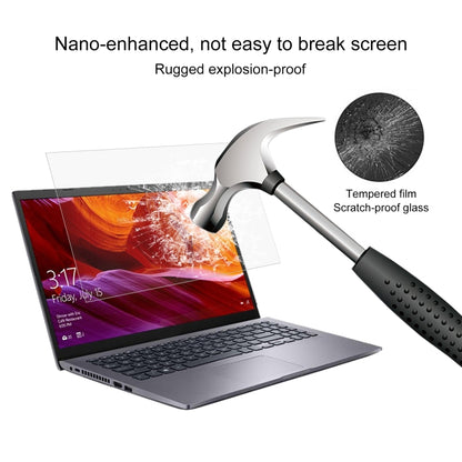Laptop Screen HD Tempered Glass Protective Film For Asus VivoBook15x 15.6 inch - Computer & Networking by buy2fix | Online Shopping UK | buy2fix