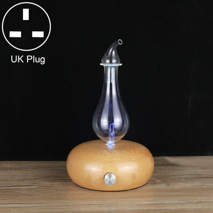 Wood Essential Oil Diffuser Aromatherapy Machine Automatic Alcohol Sprayer, Plug Specification:UK Plug(Light Brown) - Home & Garden by buy2fix | Online Shopping UK | buy2fix