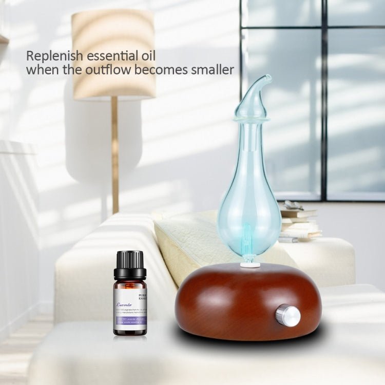 Wood Essential Oil Diffuser Aromatherapy Machine Automatic Alcohol Sprayer, Plug Specification:US Plug(Dark Brown) - Home & Garden by buy2fix | Online Shopping UK | buy2fix