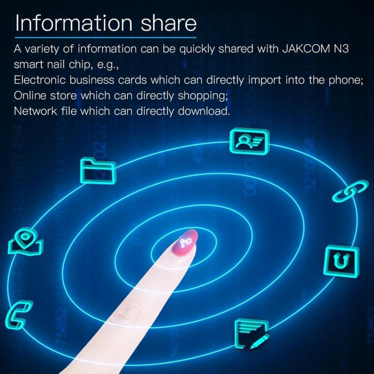 JAKCOM N3 Smart Nail Chip - Smart Rings / Smart Telephones by JAKCOM | Online Shopping UK | buy2fix