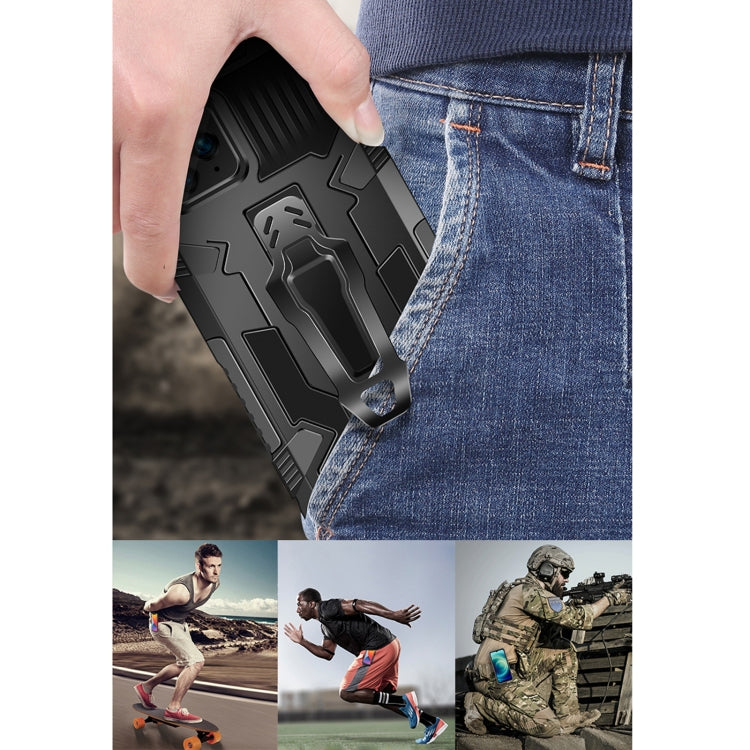 For Xiaomi Redmi Note 11 5G Armor Warrior PC + TPU Phone Case(Blue) - Xiaomi Cases by buy2fix | Online Shopping UK | buy2fix