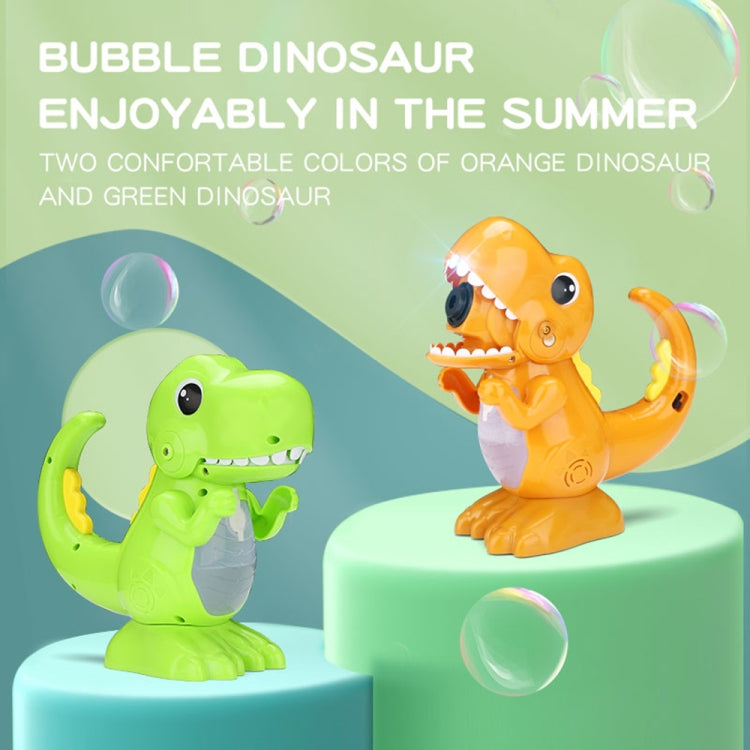 JJR/C V06 Dinosaur Sound Effect Electric Bubble Machine, Version:Non-charging(Orange) - Toy Sports by JJR/C | Online Shopping UK | buy2fix