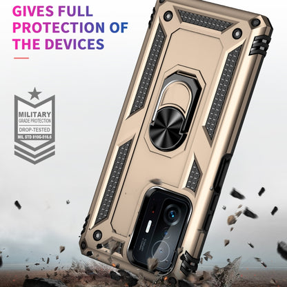 For Xiaomi 11T Pro Shockproof TPU + PC Phone Case(Gold) - Xiaomi Cases by buy2fix | Online Shopping UK | buy2fix