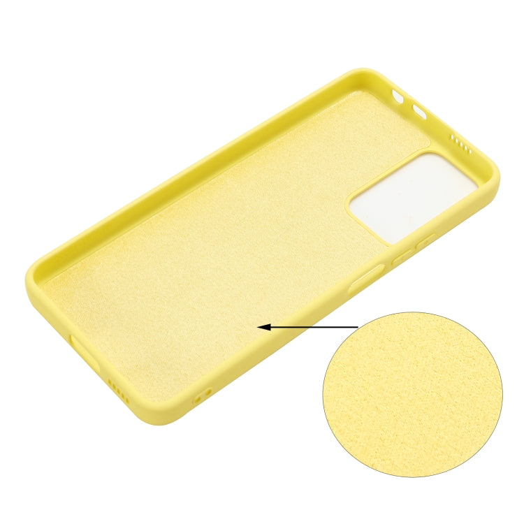 For Xiaomi Redmi Note 11 Pro China / Note 11 Pro+ Liquid Silicone Phone Case(Yellow) - Xiaomi Cases by buy2fix | Online Shopping UK | buy2fix