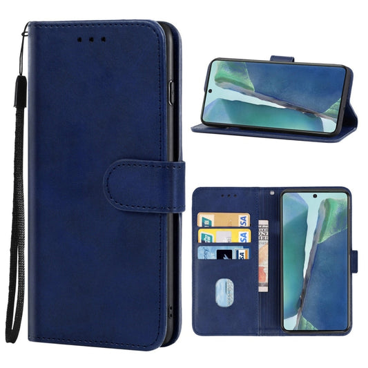 Leather Phone Case For Samsung Galaxy Note20(Blue) - Galaxy Note20 Cases by buy2fix | Online Shopping UK | buy2fix