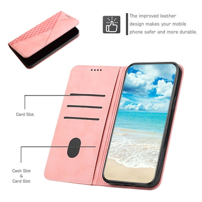 For Xiaomi Redmi Note 11 5G Skin Feel Magnetic Leather Phone Case(Rose Gold) - Xiaomi Cases by buy2fix | Online Shopping UK | buy2fix