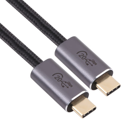 20Gbps USB 3.2 USB-C / Type-C Male to USB-C / Type-C Male Braided Data Cable, Cable Length:3m(Black) - Computer & Networking by buy2fix | Online Shopping UK | buy2fix