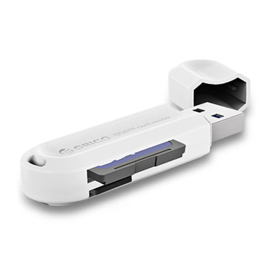 ORICO CRS21 USB3.0 TF / SD Card Reader(White) -  by ORICO | Online Shopping UK | buy2fix