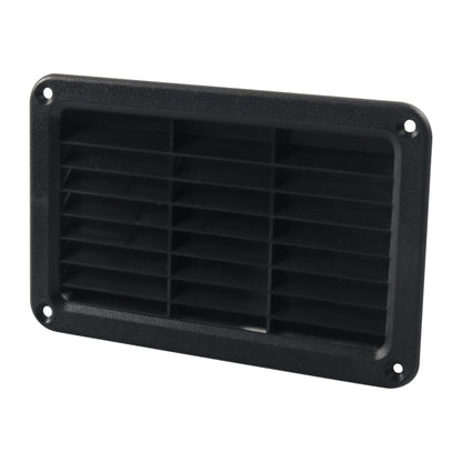 A6789 193x122mm RV / Bus Oblique Louver Outlet Panel with Screws(Black) - In Car by buy2fix | Online Shopping UK | buy2fix