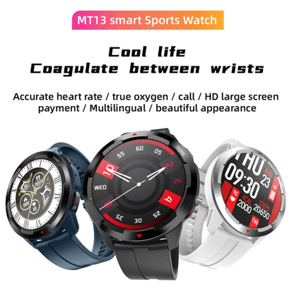 MT13 1.32 inch TFT Screen Smart Watch, Support Bluetooth Call & Alipay(Silver) - Smart Wear by buy2fix | Online Shopping UK | buy2fix