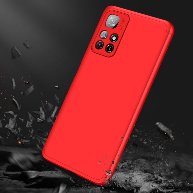 For Xiaomi Poco M4 Pro / Redmi Note 11 CN Version GKK Three Stage Splicing PC Phone Case(Red) - Xiaomi Cases by GKK | Online Shopping UK | buy2fix