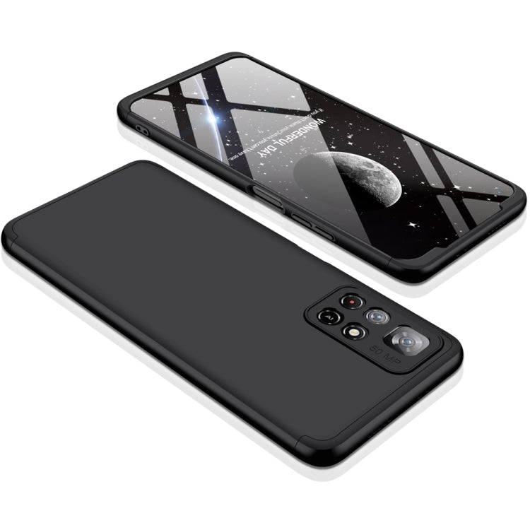 For Xiaomi Poco M4 Pro / Redmi Note 11 CN Version GKK Three Stage Splicing PC Phone Case(Black) - Xiaomi Cases by GKK | Online Shopping UK | buy2fix