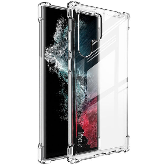 For Samsung Galaxy S22 Ultra 5G imak TPU Phone Case with Screen Protector(Transparent) - Samsung Accessories by imak | Online Shopping UK | buy2fix