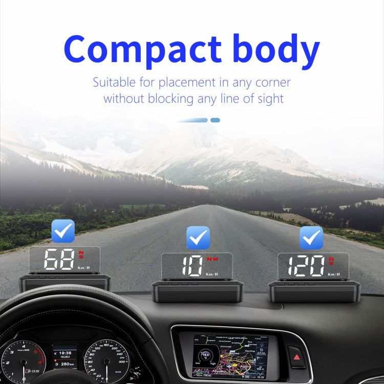 G100 Car HD GPS Head-Up Display HUD System - In Car by buy2fix | Online Shopping UK | buy2fix