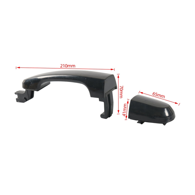 A6850-02 Car Front Right Door Outside Handle 82661-1F010 for KIA Sportage 2005-2010 - In Car by buy2fix | Online Shopping UK | buy2fix