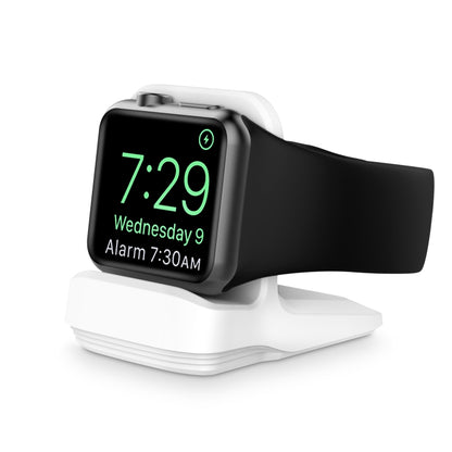 Silicone Charging Holder for Apple Watch(White) - Charger / Holder by buy2fix | Online Shopping UK | buy2fix