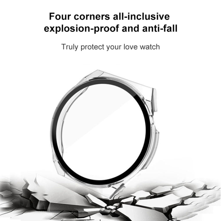 For Huawei Watch GT 3 Pro 46mm PC + Tempered Glass Watch Case(Black) - Watch Cases by buy2fix | Online Shopping UK | buy2fix