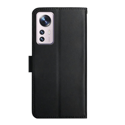 For Xiaomi 12 Lite Genuine Leather Fingerprint-proof Horizontal Flip Phone Case(Black) - Xiaomi Cases by buy2fix | Online Shopping UK | buy2fix