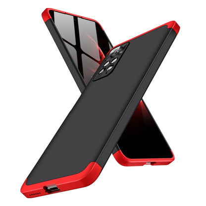 For Xiaomi Redmi Note 11 Pro 4G / 5G Global GKK Three Stage Splicing Full Coverage PC Case(Black Red) - Redmi Note 11 Pro Case by GKK | Online Shopping UK | buy2fix