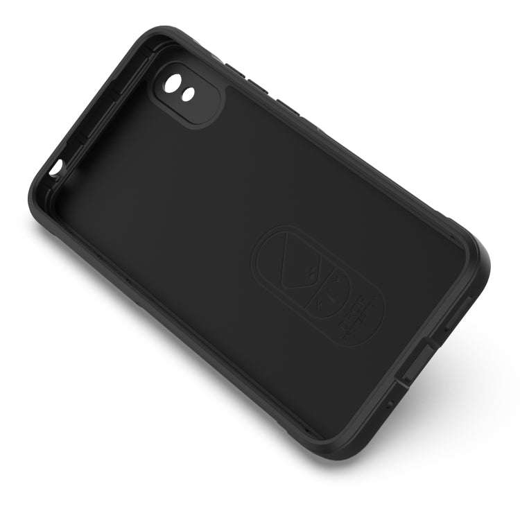 For Xiaomi Redmi 9A Magic Shield TPU + Flannel Phone Case(Wine Red) - Xiaomi Cases by buy2fix | Online Shopping UK | buy2fix