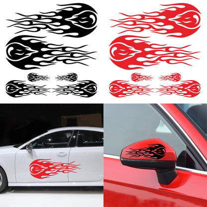 D-451 Car Modified Side Door Front Rear Bumpers Rearview Mirror Decorative Sticker(White) - In Car by buy2fix | Online Shopping UK | buy2fix