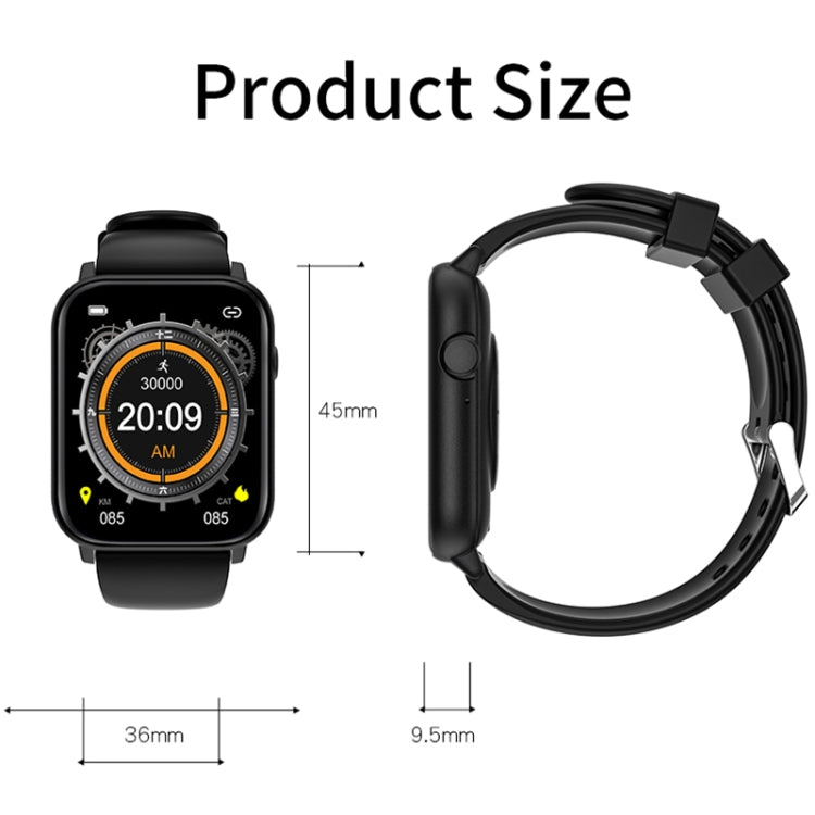Q28 Pro 1.8 inch Screen Smart Watch, 64Mb+128Mb, Support Heart Rate Monitoring / Bluetooth Calling / Blood Oxygen Monitoring(Black) - Smart Wear by buy2fix | Online Shopping UK | buy2fix
