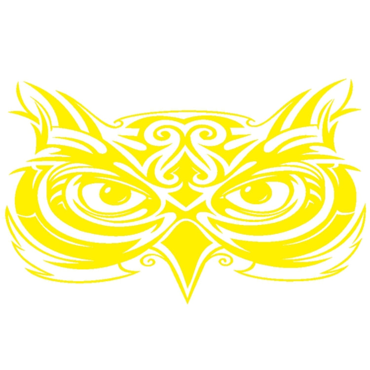 D-921 Eagle Totem Pattern Car Modified Decorative Sticker(Yellow) - In Car by buy2fix | Online Shopping UK | buy2fix