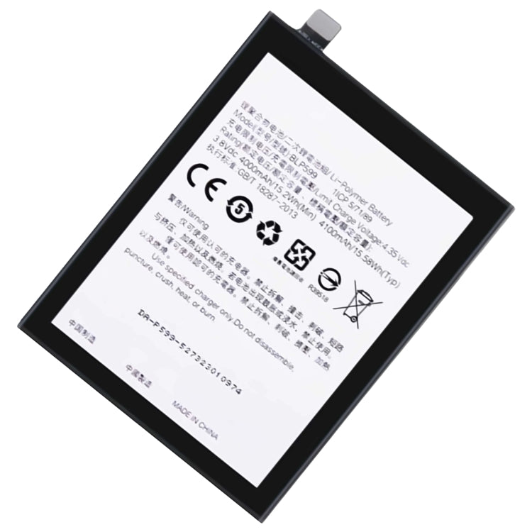 BLP599 4100mAh Li-Polymer Battery Replacement For OPPO R7 Plus / R7s Plus - For OPPO by buy2fix | Online Shopping UK | buy2fix