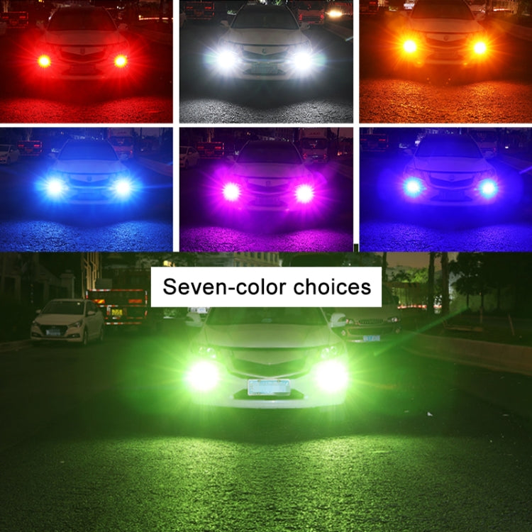 1 Pair 7443 12V 7W Strobe Car LED Fog Light(Red Light) - In Car by buy2fix | Online Shopping UK | buy2fix