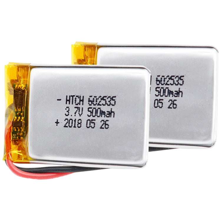 2pcs 602535 Li-Polymer Battery Replacement - Others by buy2fix | Online Shopping UK | buy2fix
