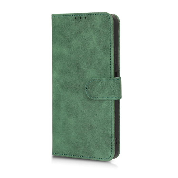 For T-Mobile Revvl 6 5G Skin Feel Magnetic Flip Leather Phone Case(Green) - More Brand by buy2fix | Online Shopping UK | buy2fix