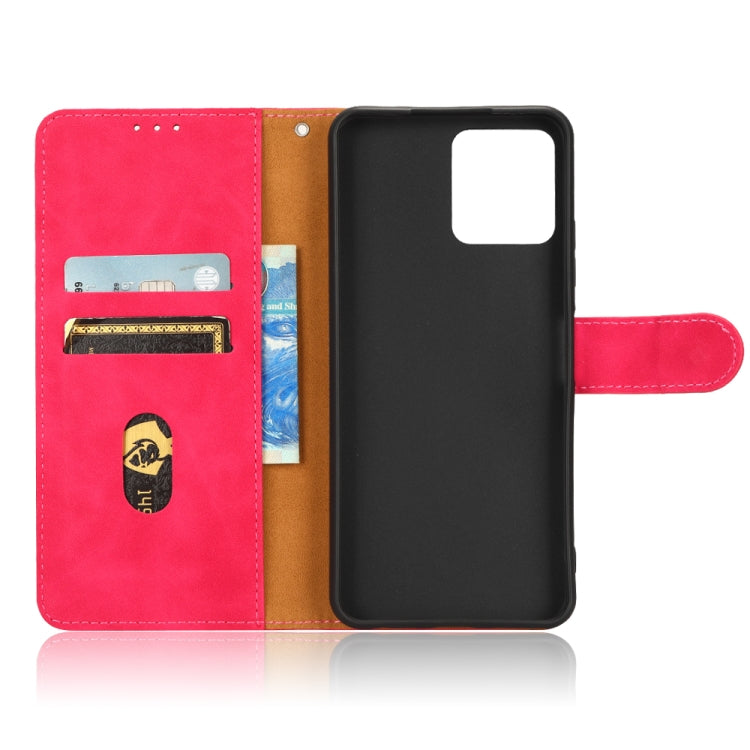 For T-Mobile Revvl 6 5G Skin Feel Magnetic Flip Leather Phone Case(Rose Red) - More Brand by buy2fix | Online Shopping UK | buy2fix