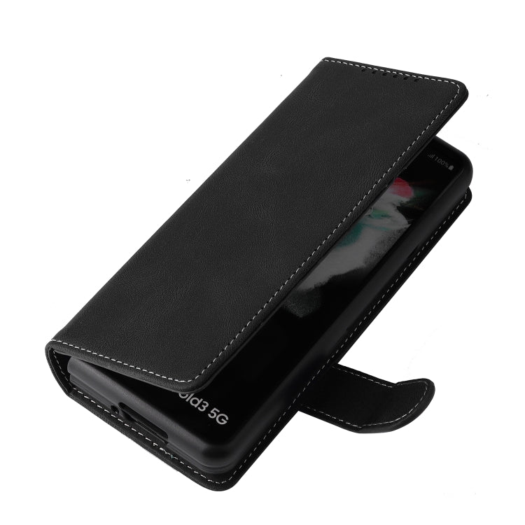 For Samsung Galaxy Z Fold4 5G Detachable Leather Folding Phone Case(Black) - Samsung Accessories by buy2fix | Online Shopping UK | buy2fix