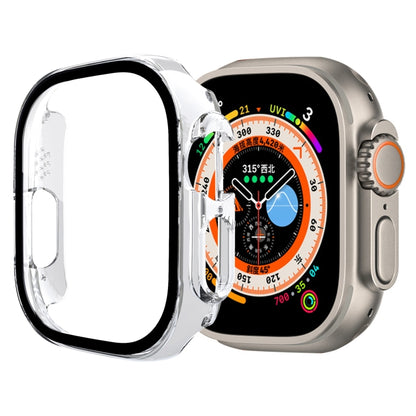 Tempered Glass Film PC Watch Case For Apple Watch Ultra 49mm(Transparent) - Smart Wear by buy2fix | Online Shopping UK | buy2fix