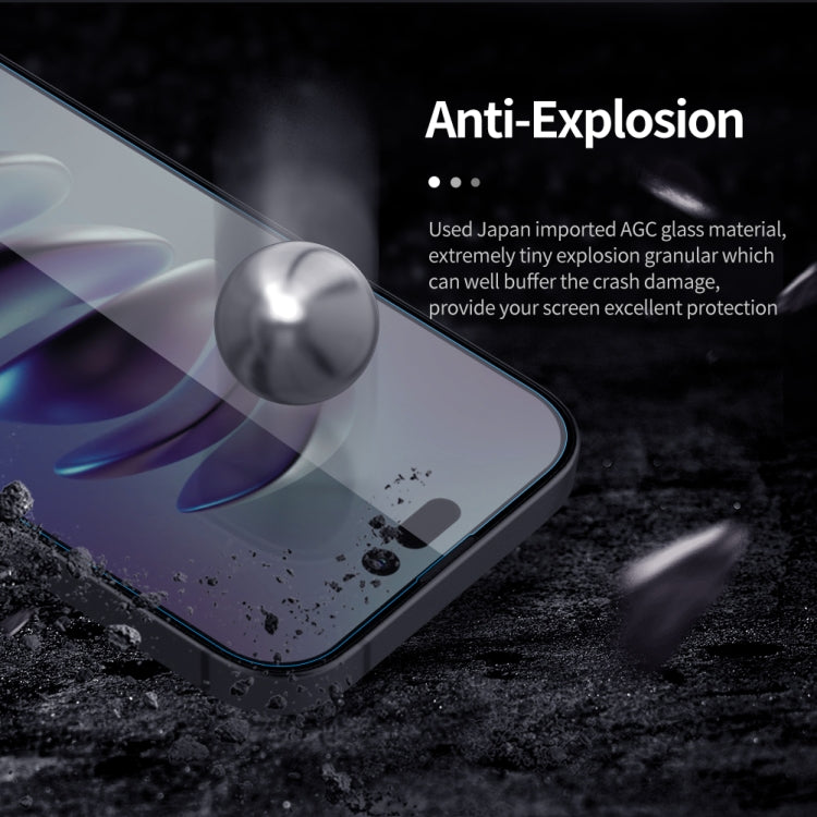 For iPhone 14 Pro NILLKIN H+Pro 0.2mm 9H Explosion-proof Tempered Glass Film - iPhone 14 Pro Tempered Glass by NILLKIN | Online Shopping UK | buy2fix