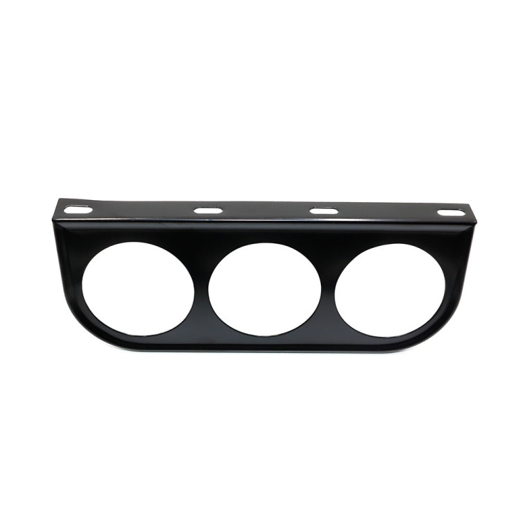 Car 52mm 3 Holes Iron Dash Gauge Meter Pod Mount Holder(Black) - In Car by buy2fix | Online Shopping UK | buy2fix