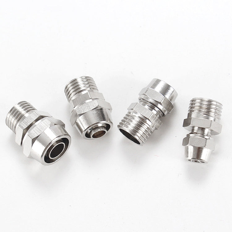 PC16-02 LAIZE Nickel Plated Copper Pneumatic Quick Fitting Connector -  by LAIZE | Online Shopping UK | buy2fix