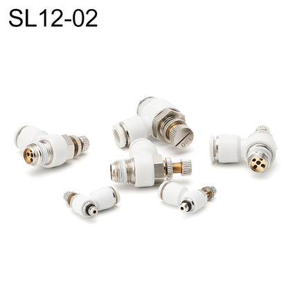 SL12-02 LAIZE SL Throttle Valve Elbow Pneumatic Quick Connector -  by LAIZE | Online Shopping UK | buy2fix