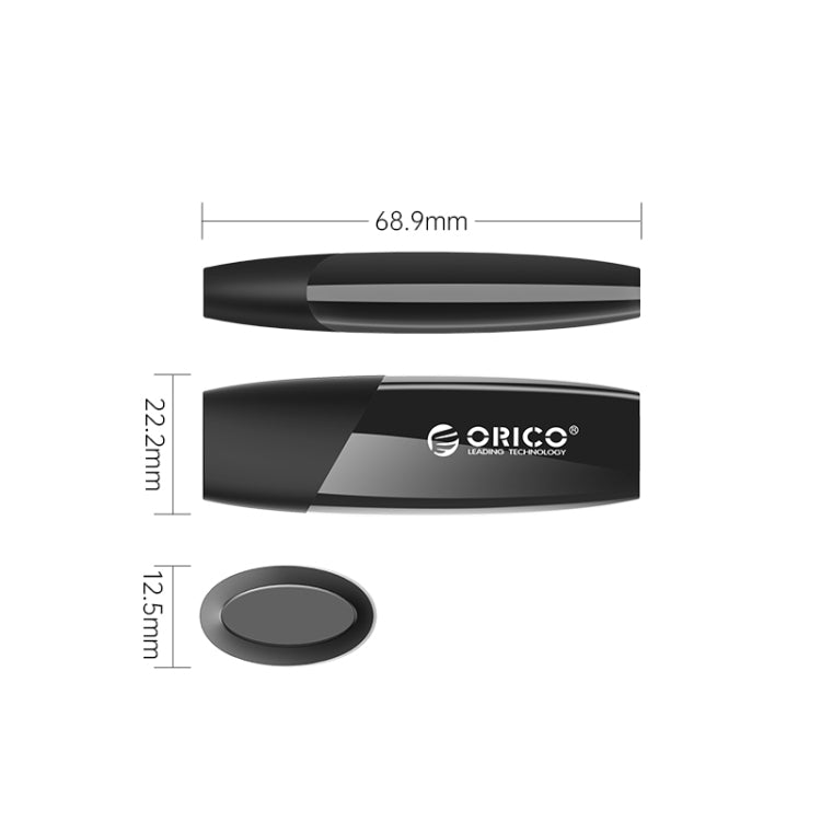 ORCIO USB3.0 U Disk Drive, Read: 100MB/s, Write: 15MB/s, Memory:32GB, Port:Type-C(Black) - USB Flash Drives by ORICO | Online Shopping UK | buy2fix