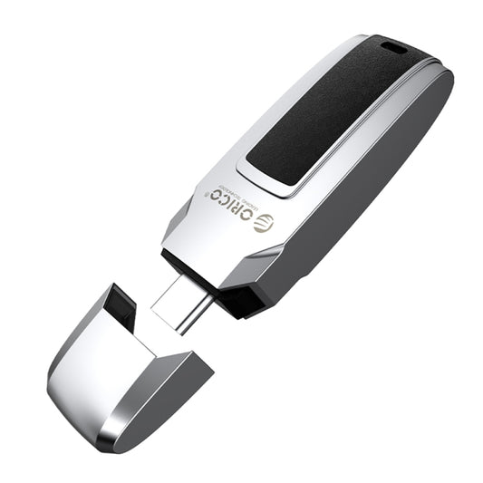 ORICO USB Flash Drive, Read: 100MB/s, Write: 50MB/s, Memory:32GB, Port:Type-C(Silver) - USB Flash Drives by ORICO | Online Shopping UK | buy2fix