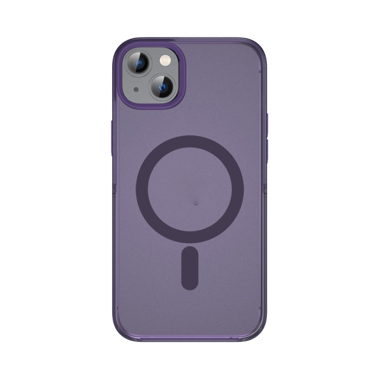 For iPhone 14 Plus TOTUDESIGN AA-178 Gingle Series Translucent Matte Magsafe Phone Case(Purple) - iPhone 14 Plus Cases by TOTUDESIGN | Online Shopping UK | buy2fix