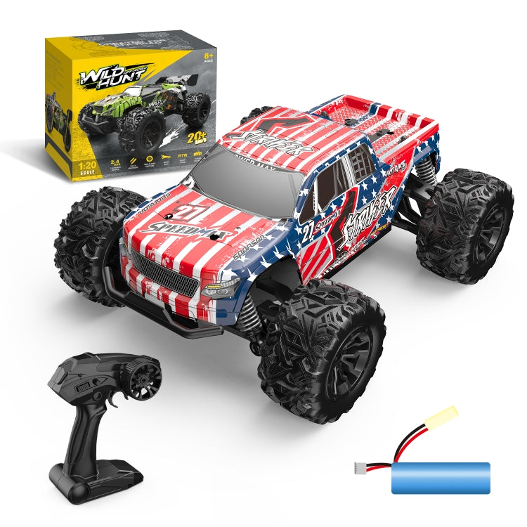 2.4G 1:20 Full Scale RC Off-road Vehicle(Red) - RC Cars by buy2fix | Online Shopping UK | buy2fix