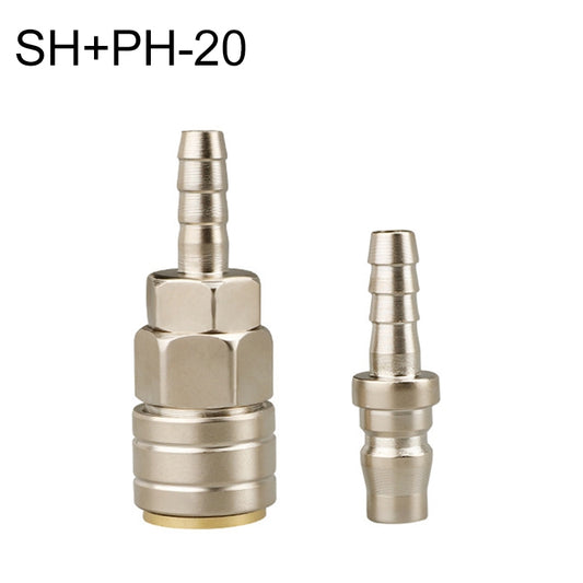 LAIZE SH+PH-20 10pcs C-type Self-lock Pneumatic Quick Fitting Connector - Interface Series by LAIZE | Online Shopping UK | buy2fix