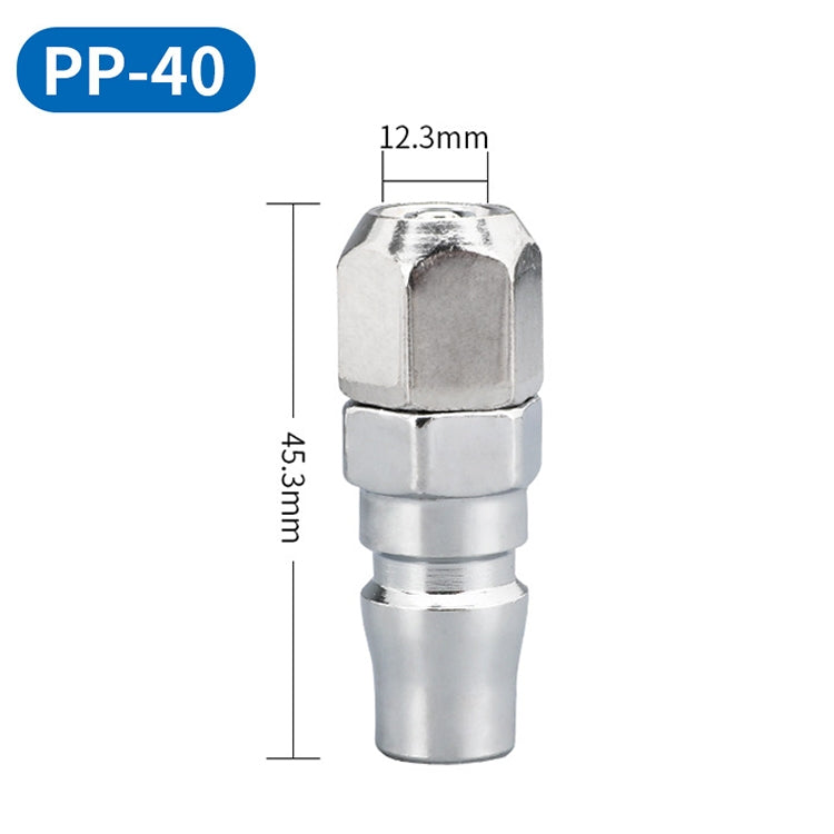 LAIZE PP-40 10pcs C-type Self-lock Air Tube Pneumatic Quick Fitting Connector -  by LAIZE | Online Shopping UK | buy2fix