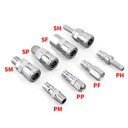 LAIZE SM-30 10pcs C-type Self-lock Air Tube Pneumatic Quick Fitting Connector -  by LAIZE | Online Shopping UK | buy2fix